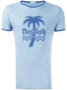 Marc Jacobs Tropical Print T-shirt, Men's, Size: Medium, Blue, Cotton
