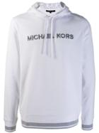 Michael Michael Kors Embroidered Logo Hoodie - White