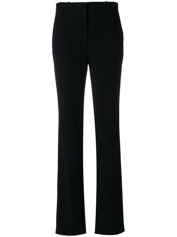 Givenchy - Wide Leg Tailored Trousers - Women - Silk/cotton/polyamide/viscose - 40, Black, Silk/cotton/polyamide/viscose