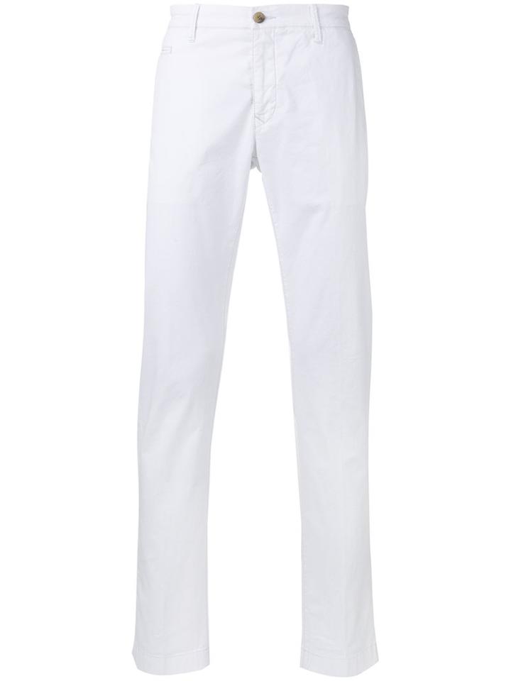 Jacob Cohen - Classic Chinos - Men - Cotton/spandex/elastane - 32, White, Cotton/spandex/elastane