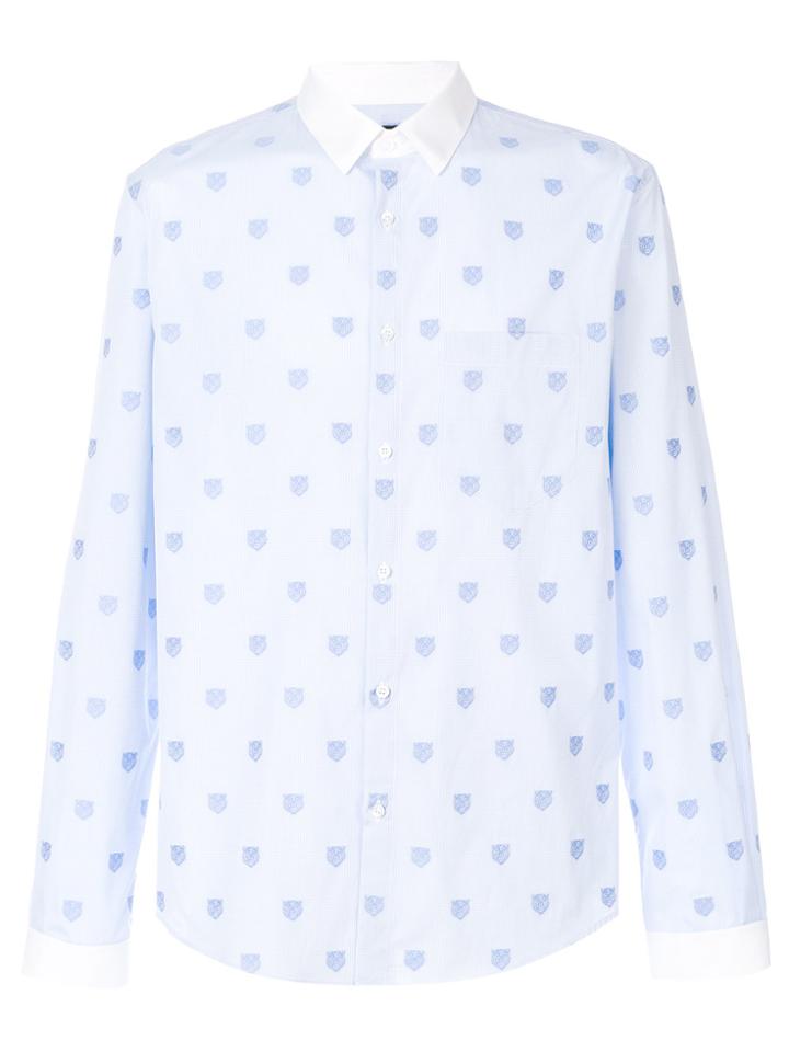 Gucci Tiger Print Shirt - Blue