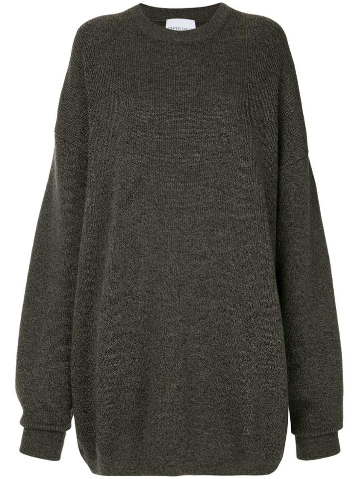 Strateas Carlucci Oversized Knit Sweater - Grey