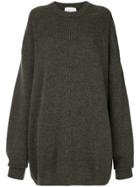 Strateas Carlucci Oversized Knit Sweater - Grey