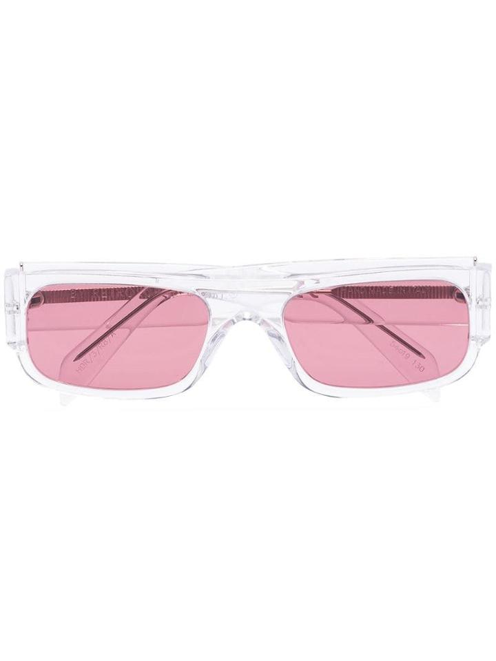 Retrosuperfuture Smile Crystal Sunglasses - Metallic