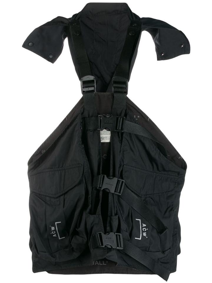 A-cold-wall* Shell Utility Gilet - Black