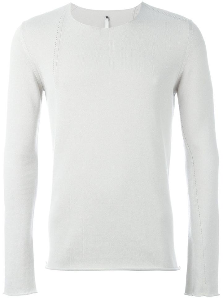 Label Under Construction Slanted Seam Jumper - Nude & Neutrals