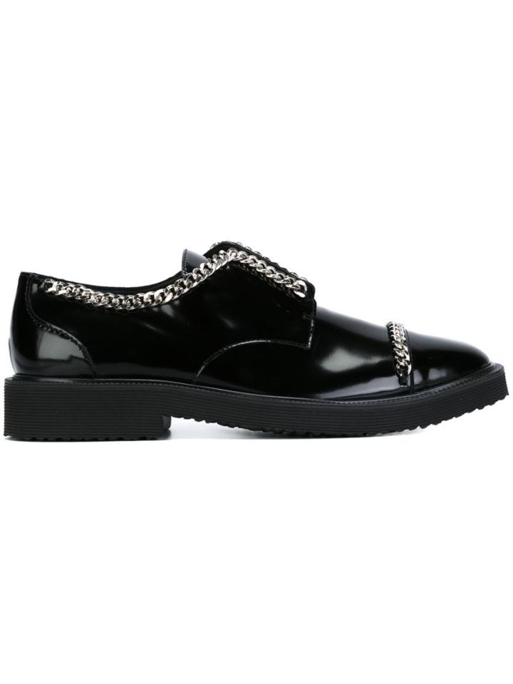 Giuseppe Zanotti Design Chain Embellished Loafers