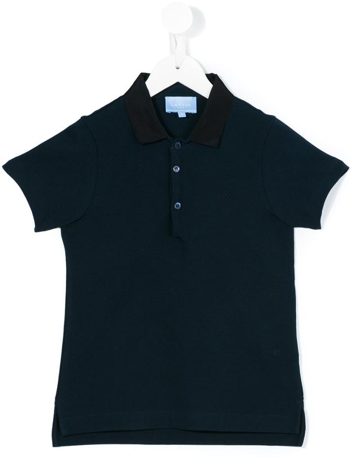 Lanvin Petite - Classic Polo Shirt - Kids - Cotton - 4 Yrs, Blue