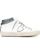 Philippe Model Classic Hi-top Sneakers, Men's, Size: 46, White, Leather/rubber