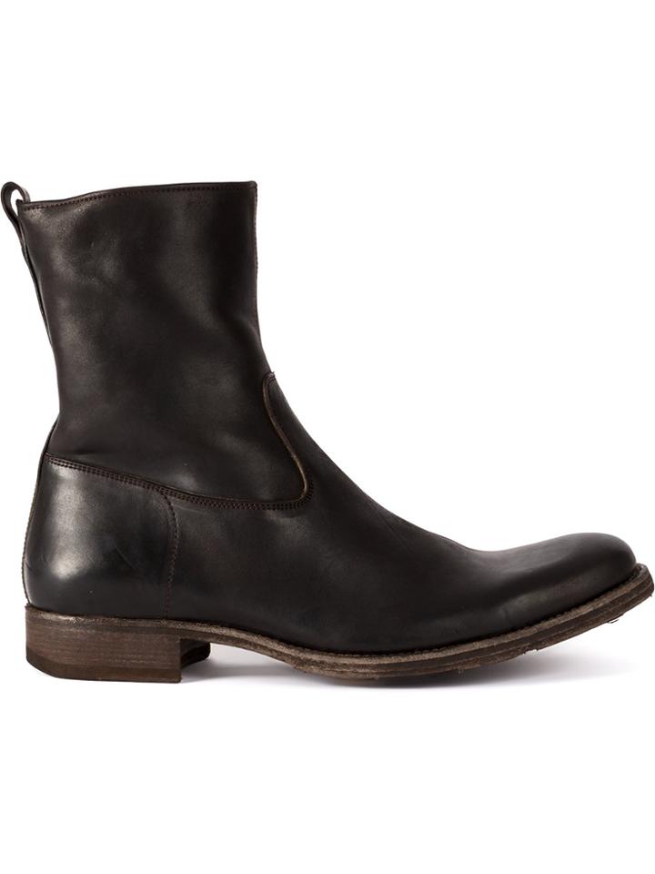 Officine Creative Zip-up Boots - Brown