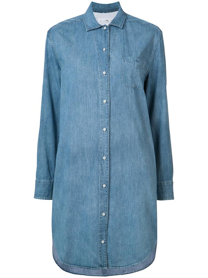 Denim Shirt Dress - Women - Cotton/silk - L, Blue, Cotton/silk, Rag & Bone /jean