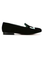 Blue Bird Shoes Suede Love Colors Loafers - Black