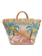 Aranáz Sunset Straw Tote - Neutrals