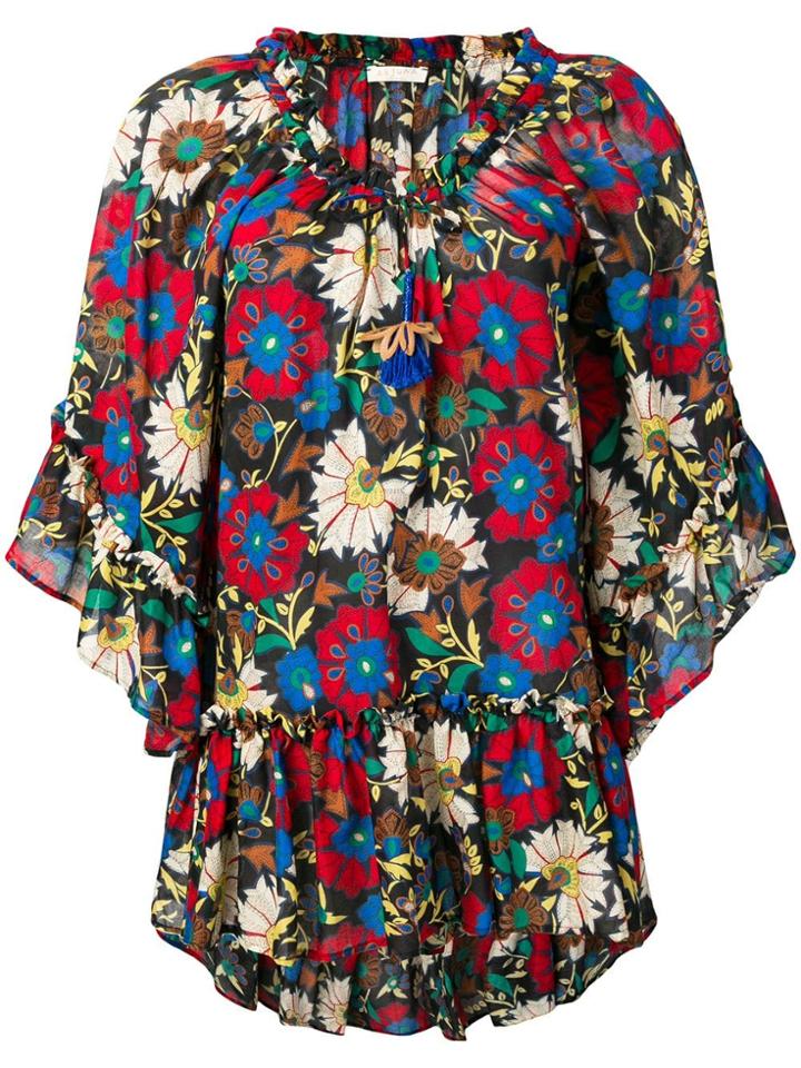 Anjuna Allessia Floral Print Dress - Black