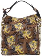 Jamin Puech Beaded Embroidered Shoulder Bag - Brown