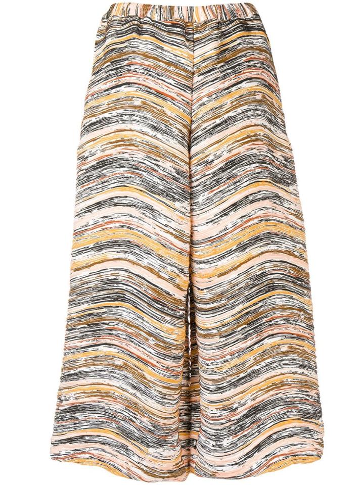 Issey Miyake Cropped Trousers - White