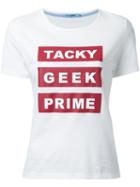 Guild Prime 'tacky Geek Prime' T-shirt, Women's, Size: 36, White, Cotton