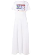 Rosie Assoulin - Impossible Landscape T-shirt Midi Dress - Women - Cotton - S, White, Cotton