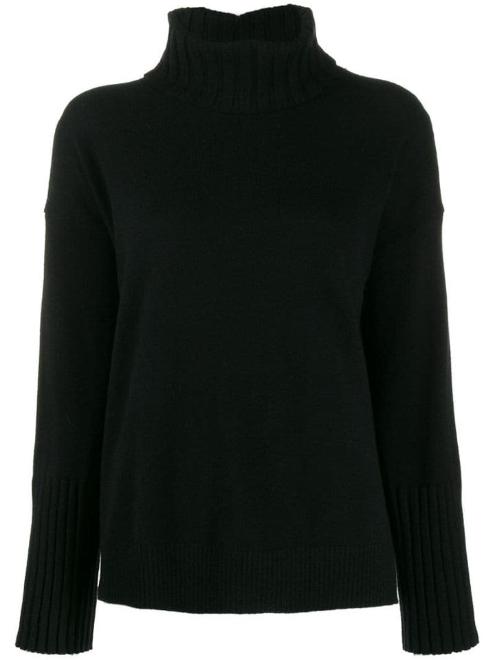 Steffen Schraut Funnel Neck Jumper - Black
