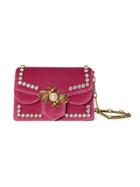 Gucci Broadway Velvet Mini Bag - Pink & Purple