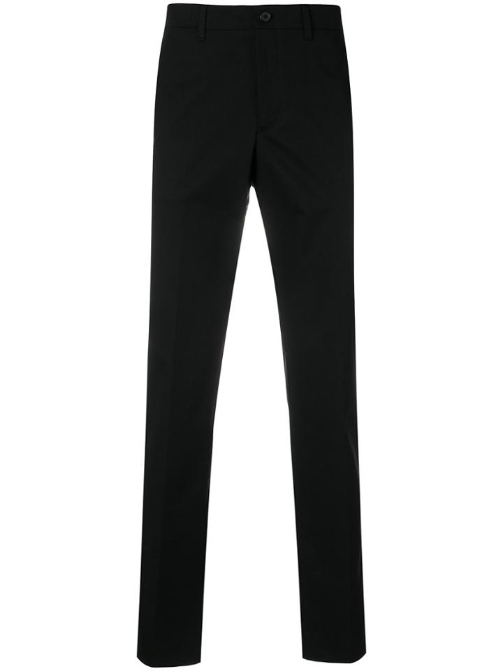 Prada Technical Straight Leg Trousers - Black