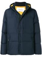 Calvin Klein Padded Hooded Jacket - Blue