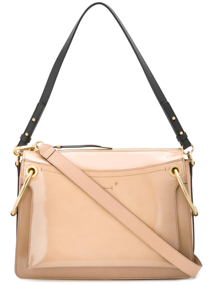 Chloé Roy Medium Shoulder Bag - Nude & Neutrals