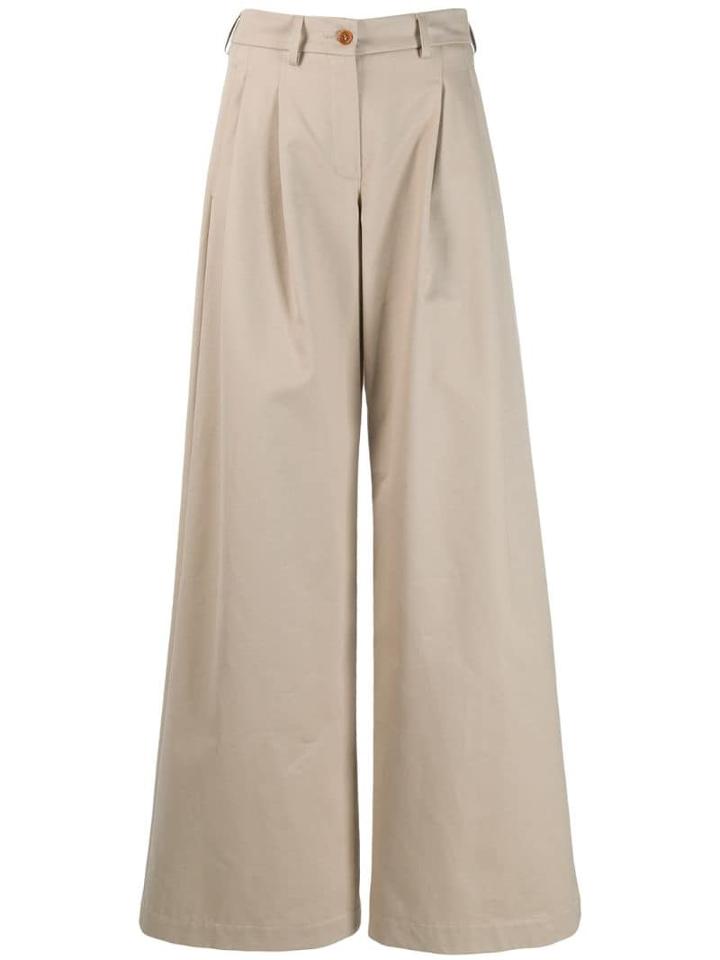 Jejia Katherine Wide Leg Trousers - Neutrals