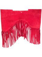 Jacquemus Fringed Waist Belt - Red