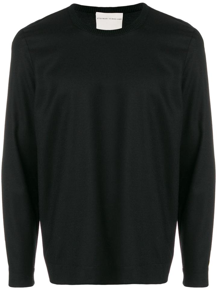 Versace Collection Studded Sweatshirt - Black