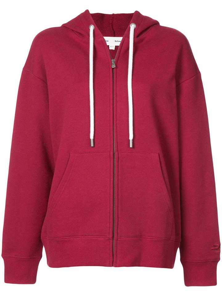 Proenza Schouler Pswl Zip Hoodie - Red