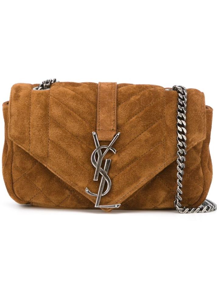 Saint Laurent Micro 'sac De Jour' Bag, Women's, Brown