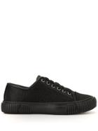 Both Satin Lace-up Trainers - Black