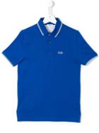 Boss Kids Embroidered Logo Polo Shirt, Size: 14 Yrs, Blue