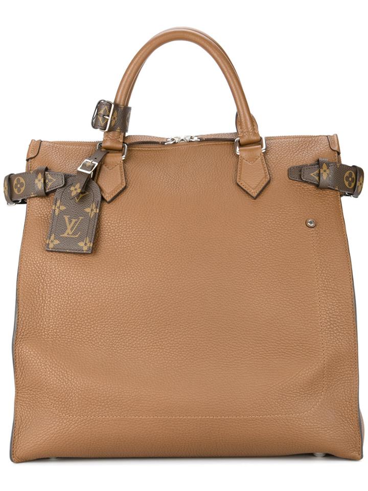 Louis Vuitton Vintage Monogram Detail Tote Bag - Brown
