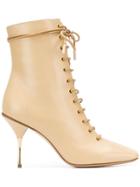 Petar Petrov Lace-up Ankle Boots - Neutrals