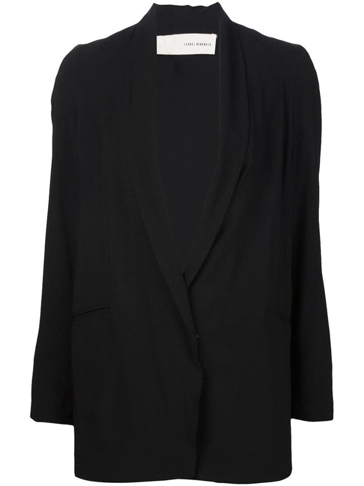 Isabel Benenato Shawl Collar Blazer - Black
