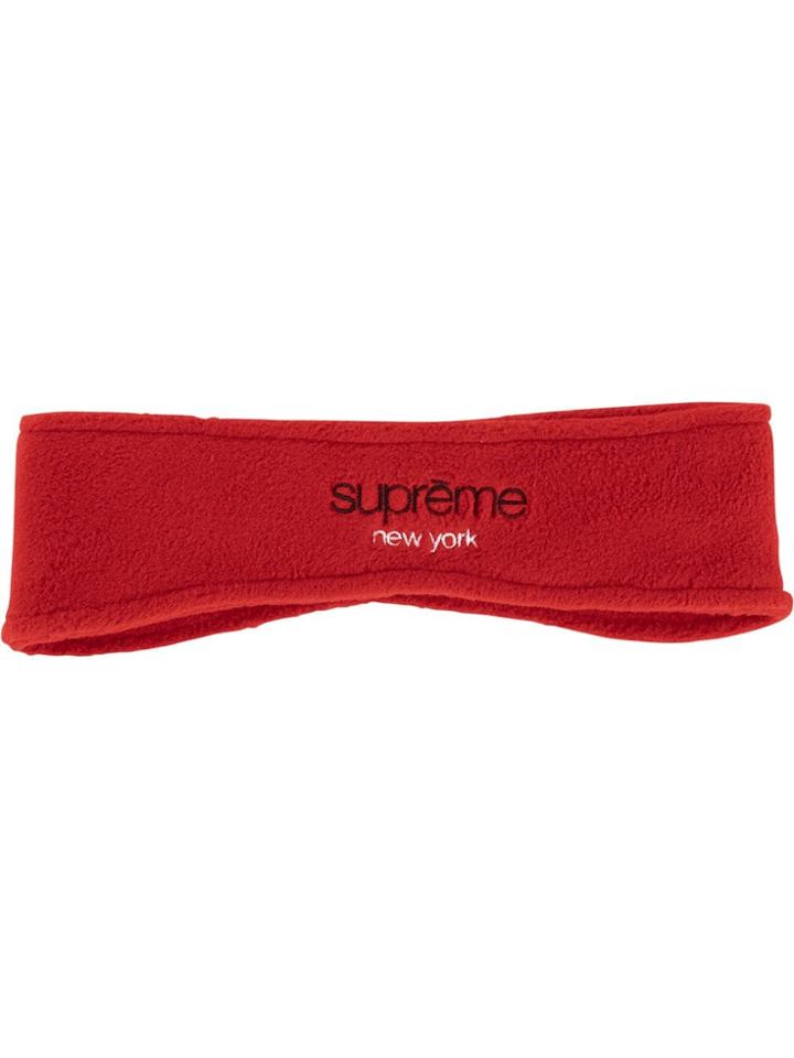 Supreme Logo Headband - Red