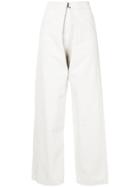 Christopher Esber High Waist Wide Leg Trousers - Blue