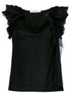 Givenchy Frill-trim Off-shoulder Blouse - Black