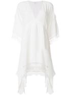 Iro Lace Trim Kaftan Dress - White