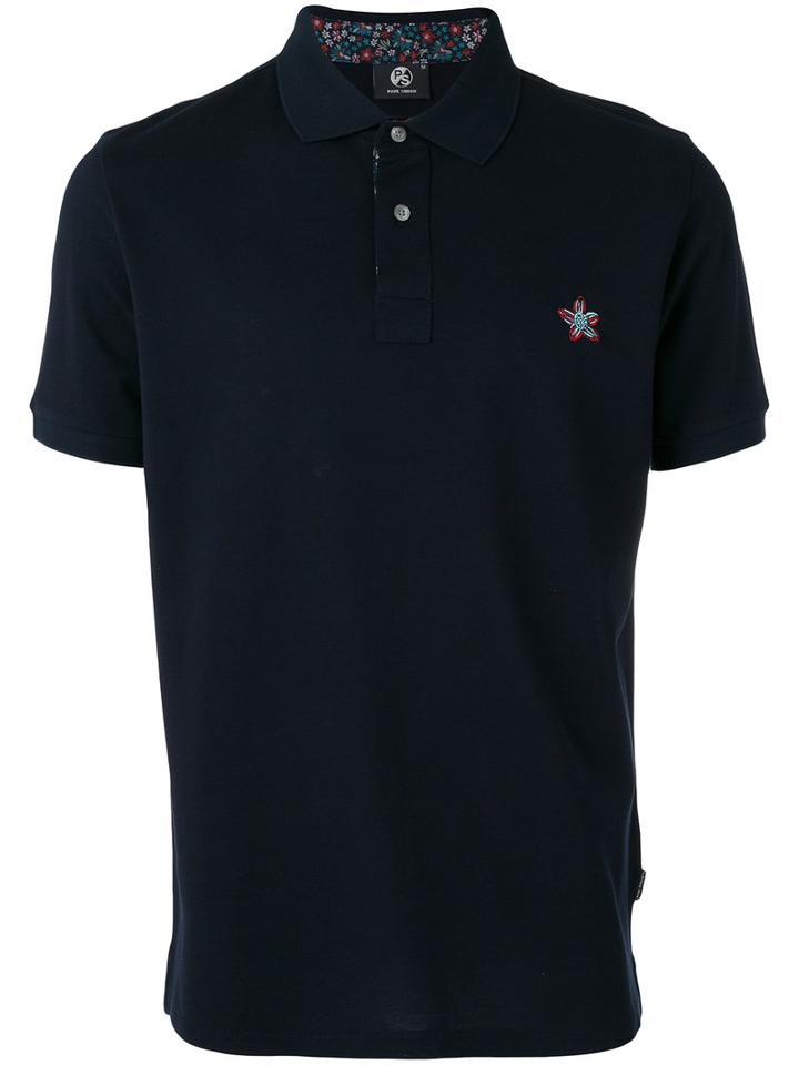 Ps By Paul Smith Classic Polo Shirt, Men's, Size: Xl, Blue, Cotton