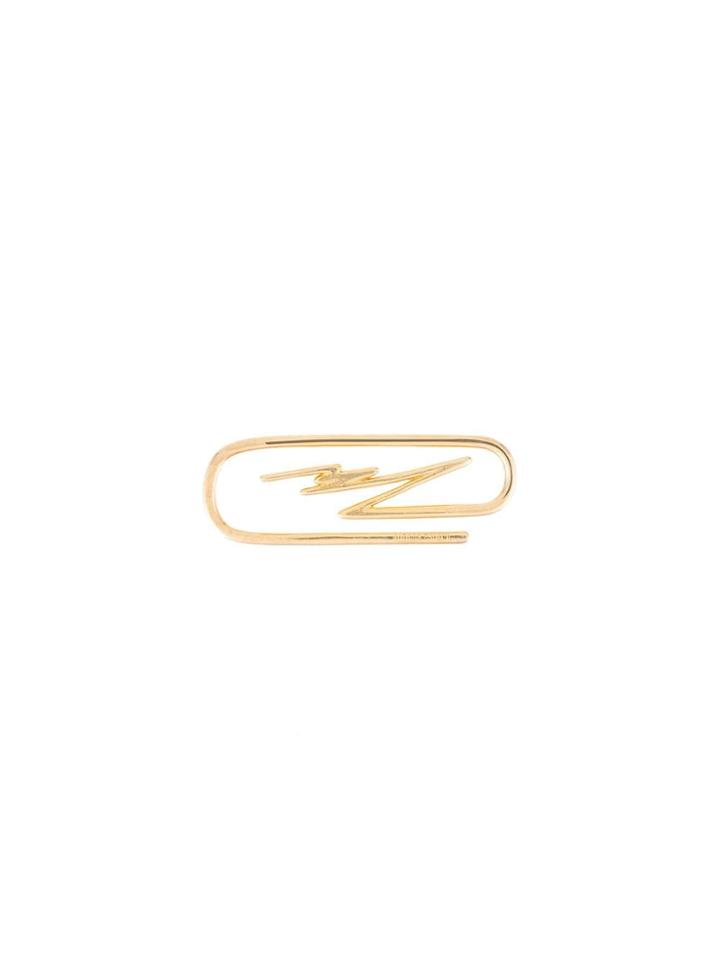 Indice Studio Jagged Lapel Clip - Gold