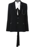 Bassike Tie Back Blazer