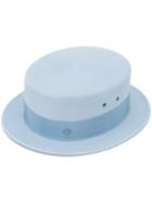 Maison Michel Auguste Hat, Women's, Size: Xl, Blue, Cotton