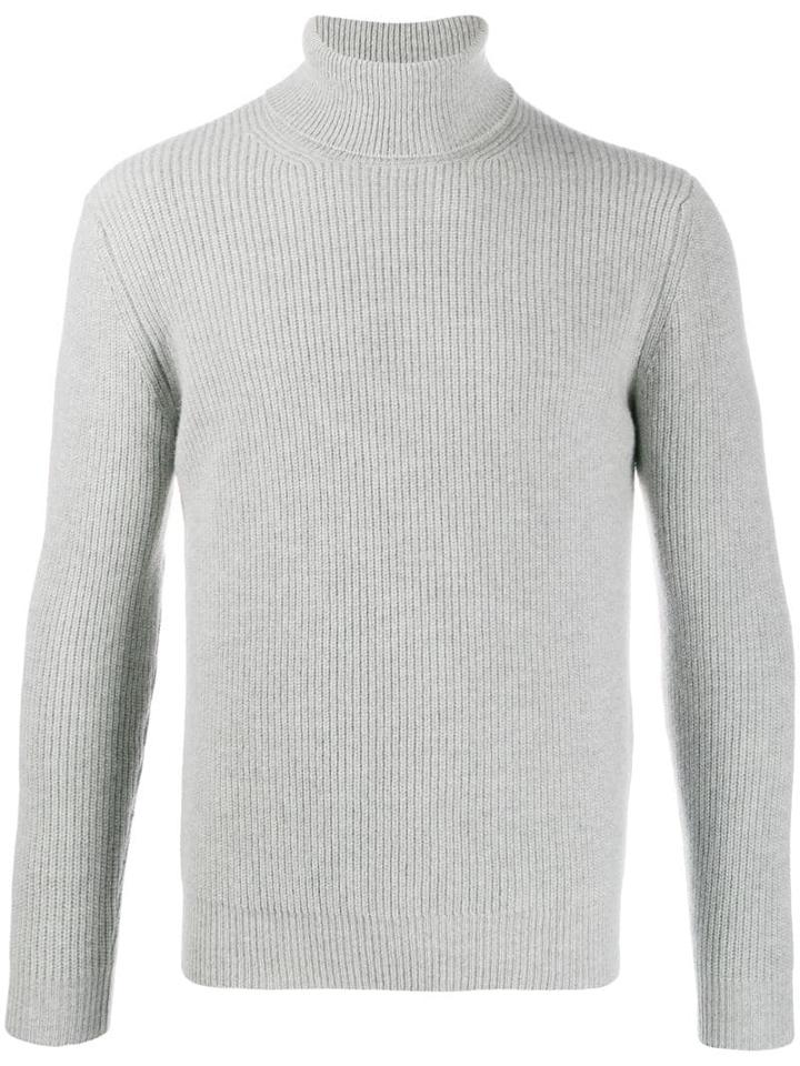 Dell'oglio Turtle Neck Jumper - Grey