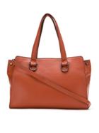 Mara Mac Structured Leather Bag - Brown