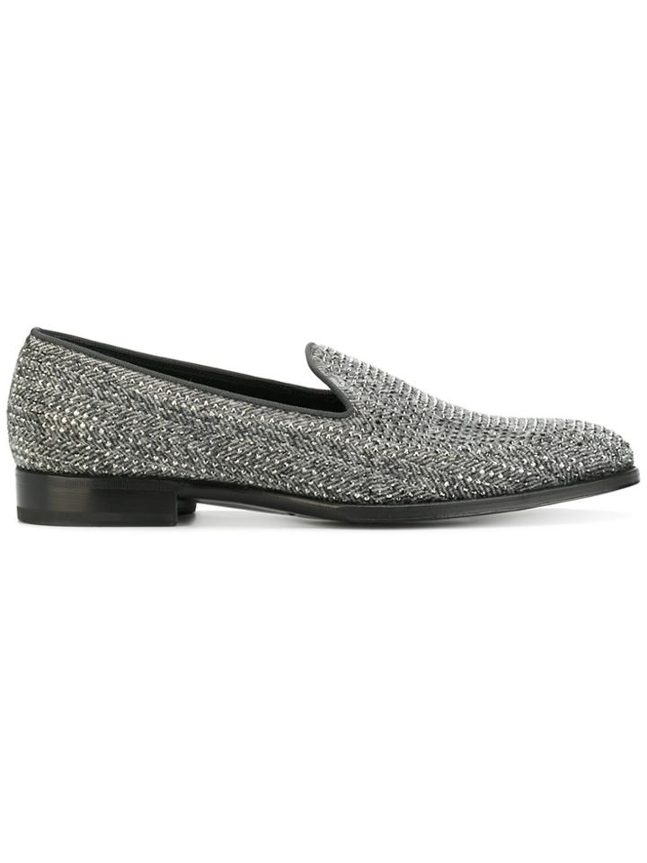 Ermanno Scervino Embellished Slippers - Grey