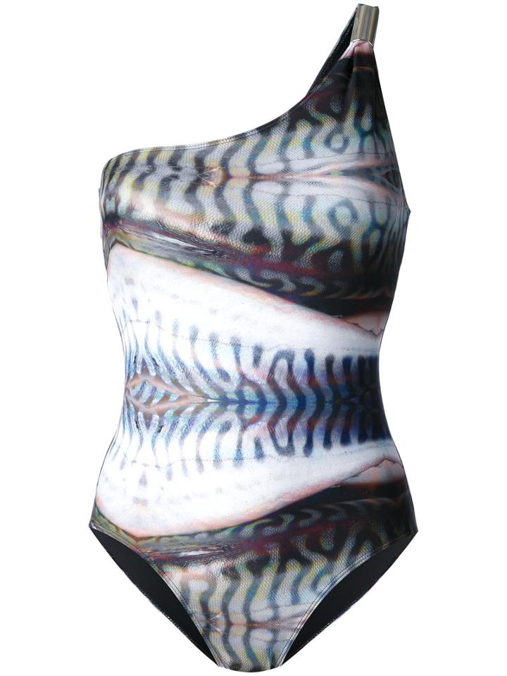 Mona - Asymmetric Gaia Swimsuit - Women - Polyester/spandex/elastane - S, Polyester/spandex/elastane