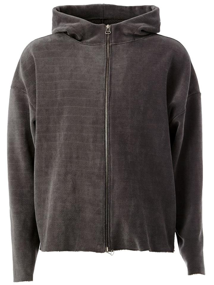 L'eclaireur 'shigoto' Hoodie, Adult Unisex, Size: Small, Grey, Cotton/polyester